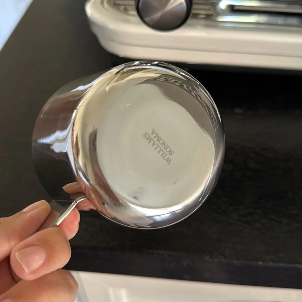 Stainless Steel Milk Frothing Pitcher brand new Williams Sonoma